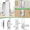 ANNFUZ Mechanical Keyless Keypad Entry Door Knob Lock with Bolt,Single-Sided