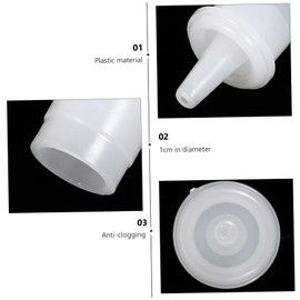 Baluue Eyelash Bottle Plugs 100 Pack Lash Bottle Tips Replacement Caps for Lash Extension Secure Seal Lightweight Durable