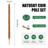 Handmade Coco Coir Moss Pole - 48 Inch Bendable Sticks