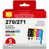 PGI-270XL CLI-271XL 5 Color Value Pack Replacement for Canon 270