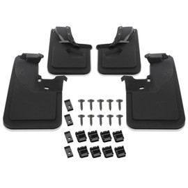 A-Premium 4PCS Mud Flaps Splash Guards Compatible with 2021 2022 2023 Ford Bronco Heavy-Duty Truck Accessories, with Fastener Clips, Front and Rear Splash Guards Mudguards, No Drill Required