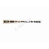GMC 2pcs New Matte Black DENALI HD Emblems Letters Fit