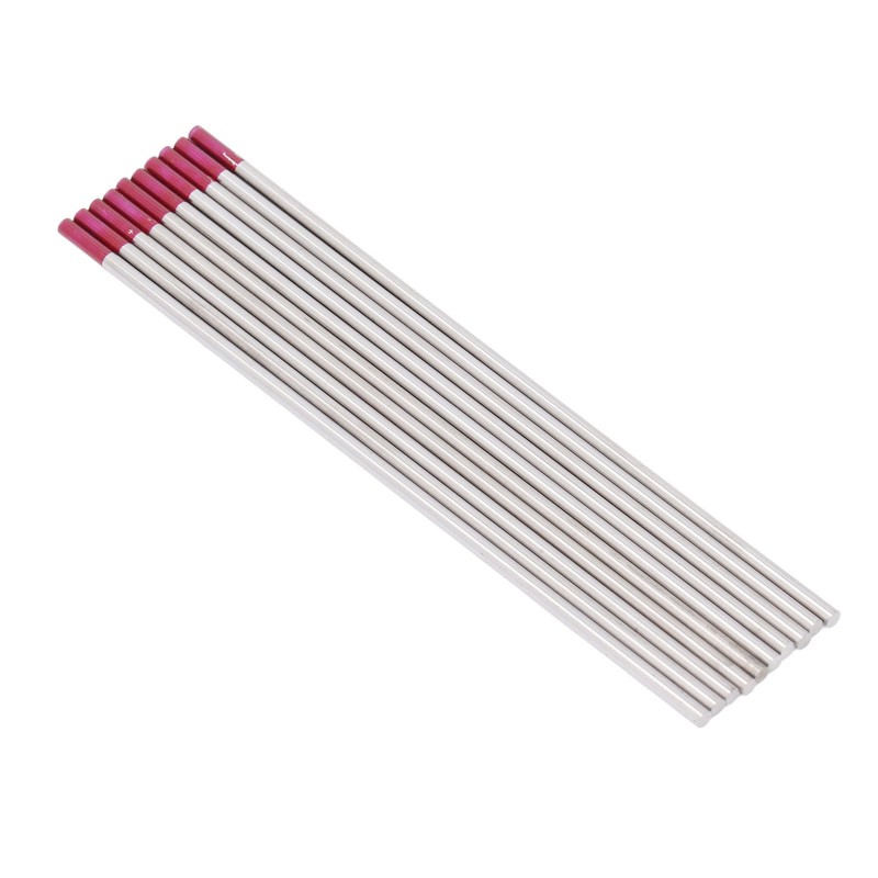 10PCS Set TIG Welding Tungsten Electrodes 1/8x6in Arc Welding Tungsten