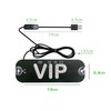 Meskliu VIP Red Lights, Shared Car LED Sign, Rideshare Sign