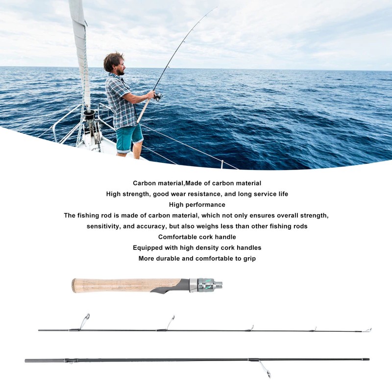 Carbon Fishing Rod High Strength Lure Fishing Pole for Carp