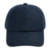 BOTVELA Gorra de béisbol de lana para hombre, ajustable, sin