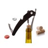 Vacu Vin Single Pull Corkscrew with Foil Cutter and Bottle