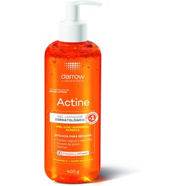 Darrow Actine Gel Limpiador Facial Dermatológico con Vitamina C y acido salicilico, para Piel Grasa y con Tendencia Acneica, Elimina el Brillo del Rosto y Refresca, Ideal para Skincare Diario, 400g