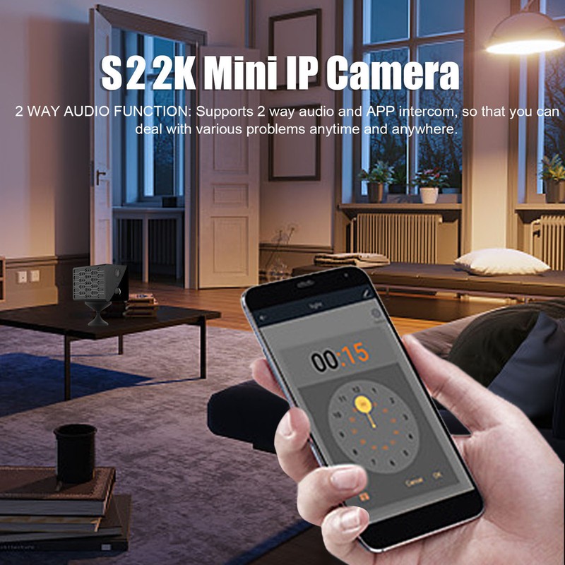 S2 2K Night Vision Camera 140 Degree View HD Long
