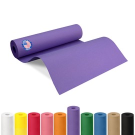 12" x 1200" (100 feet) Purple Kraft Paper Roll - USA-Made Quality Craft Paper for Gift Wrapping, Kids' Arts & Crafts, School Projects - 100% Recycled Natural Material 50lb Thickness by IDL Packaging