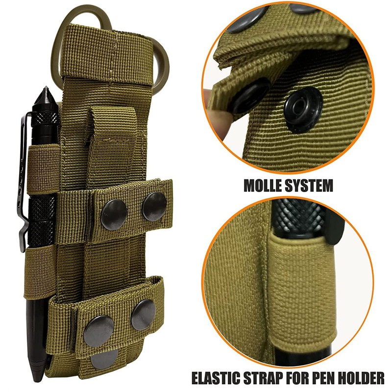 Molle Tq Pouch Tourniquet Holder & Tactical Trauma Medical Shear
