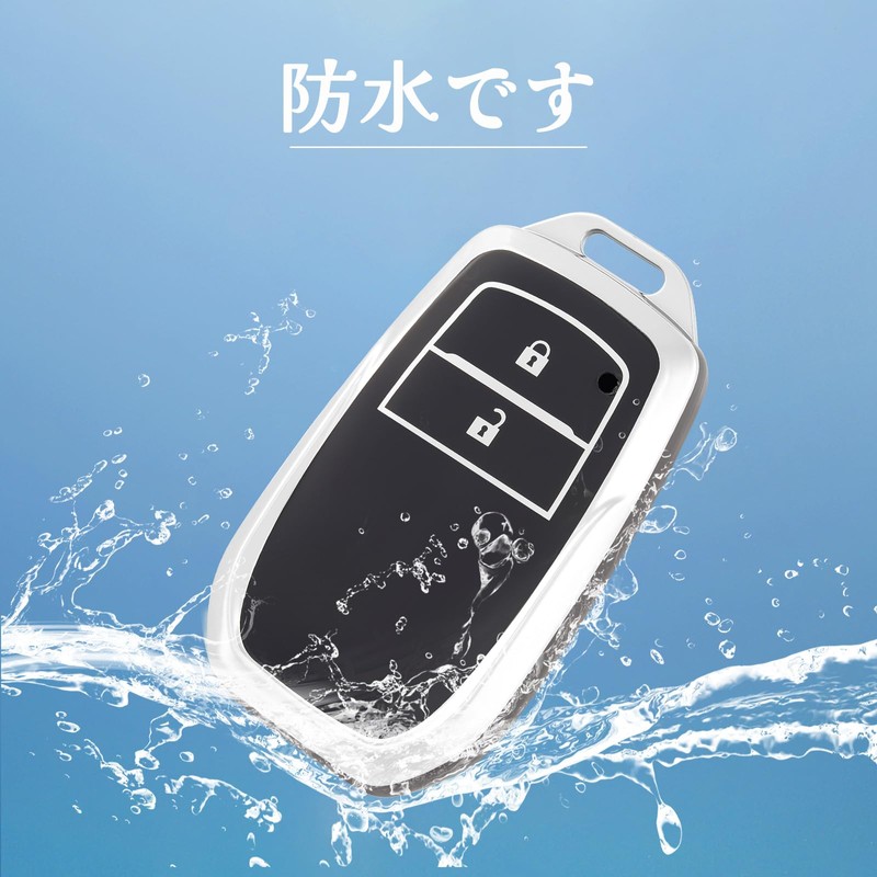OFF WE GO Key Shell, TPU Car Key Cover, Key