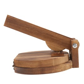 GRIRIW 1Pc Wooden Dumpling Wrapper Presser Tool for Kitchen Manual Dumpling Press for Home Cooking for Making Dumplings and Pastry Dough