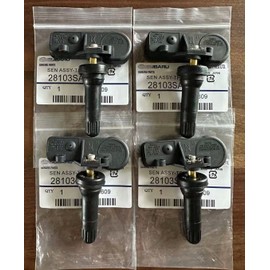 Original OE Set of 4 OEM TPMS Tire Pressure Sensors Kit 28103AJ00A 28103SA001 for Subaru WRX