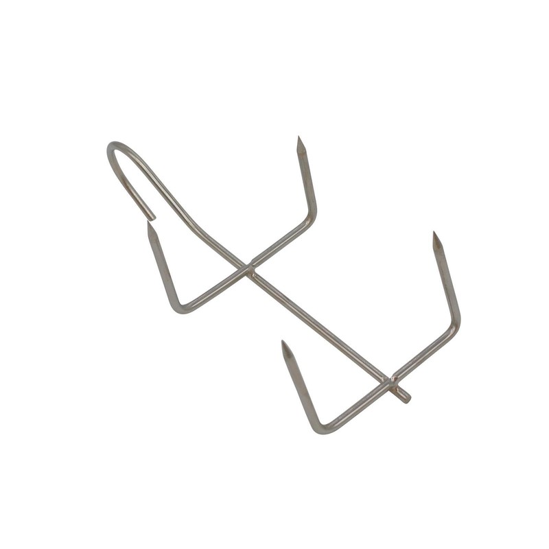 Smoking Hooks Meat Hooks Double Holder 14 cm Pack of