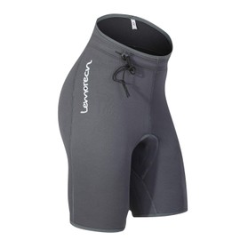 Lemorecn Wetsuits Pants Shorts 3mm Neoprene Canoeing Swimming Pants (1035gray-3XL)