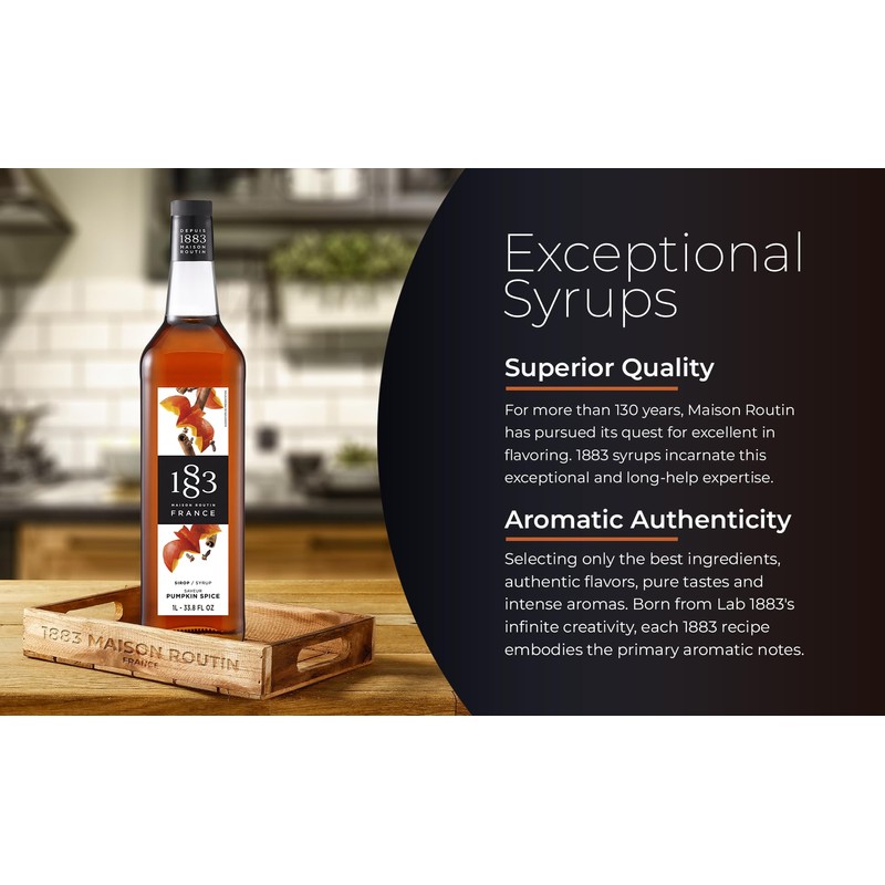 1883 Pumpkin Spice Syrup for Coffee and Drinks – Made