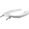 CHURCH 255SSC Commercial Open Front Plastic Toilet Seat, Heavy Duty