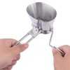 HAOHIZE Coriander Chopper, Stainless Steel Manual Herb Spice Mill Vegetable