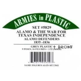 ARMIES IN PLASTIC 5829 ALAMO & WAR FOR TEXAS INDEPENDENCE ALAMO DEFENDERS
