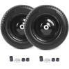 (2-PACK) 4.80/4.00-8" Flat Free Tire and Wheel - Universal Fit