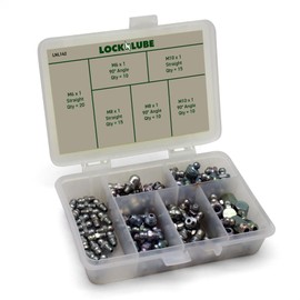 LockNLube Grease Fittings Set, Metric