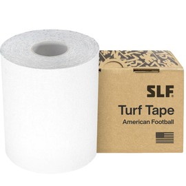 SLEEFS White Turf Tape Football - Extra Wide Waterproof Sports Athletic Tape - Flexible Breathable Ultra Sticky for Arms, Wrists, Ankles, Injuries - Lacrosse, Soccer, Baseball, Basketball