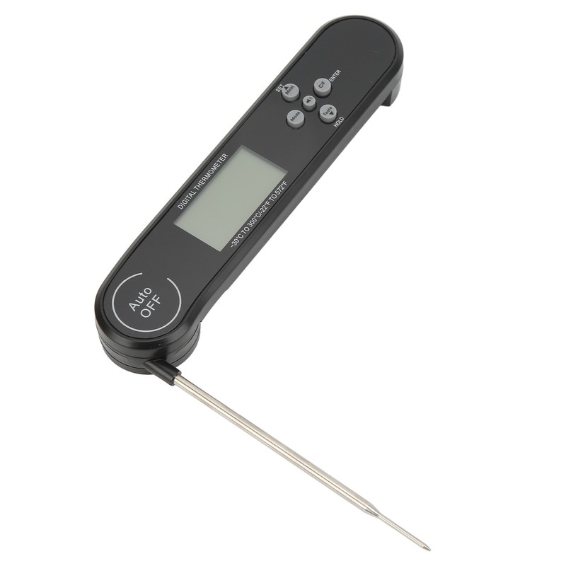 Digital Multifunction Food Thermometer Folding 180° Rotation Probe 22℉572℉ 30℃300℃