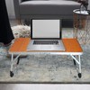 Jucaifu Foldable Laptop Table, Bed Desk, Breakfast Serving Bed Tray,