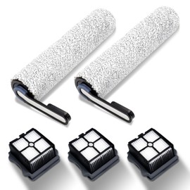 Replacement Parts for Tineco Floor One S5 / S5 Blue / S5 Pro / S5 Pro 2 Wireless Wet Dry Vacuum Cleaner | 3 Filters 2 Brush Roll for Tineco S5 Vacuums