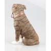 Brown Staffordshire Bull Terrier Dog Ornament - Walkies Range Of