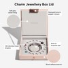 Stackers Blush Pink Charm Lidded Jewellery Box