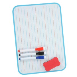 Tofficu 1Set Pinyin Whiteboard Double Sided Dry Erase Board with Lines for Learning Handheld Writing Board for Teens Magnetic Plastic Design