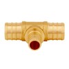 Uenede 8PCS LF Brass 3/4 to 1/2 to 3/4 Inch