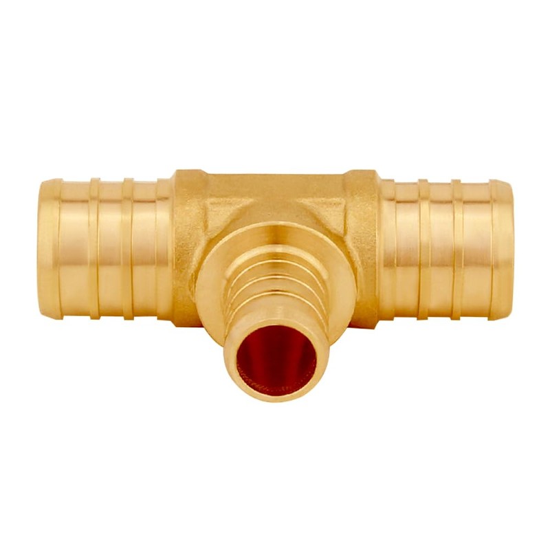 Uenede 8PCS LF Brass 3/4 to 1/2 to 3/4 Inch
