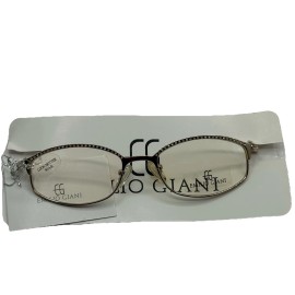 Vintage Emilio Giani EG806 Goldtone Eyeglass Frames 48-17-135 Retro Style