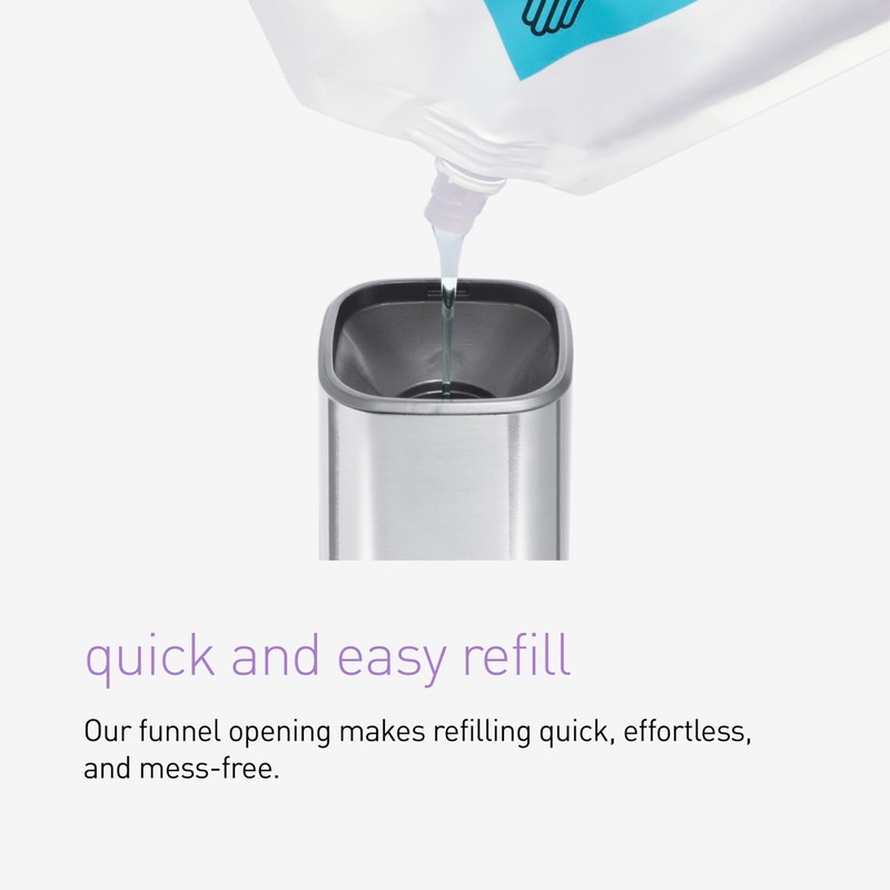 simplehuman 10 oz. Pulse Pump, Liquid Soap Dispenser, Drip Free