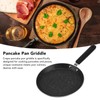 Crepe Pancake Pan Nonstick Round Shape Aluminum Alloy Portable Griddle