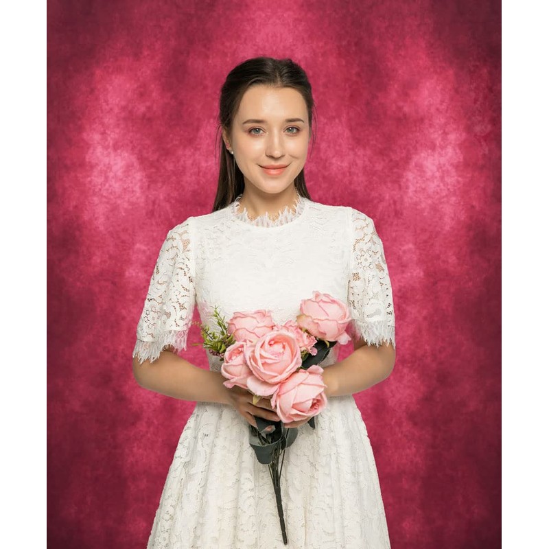 Kate Red Gradient Abstract Character Photography Backdrop - 1.5 *