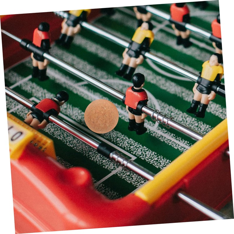 Totority 5pcs Lightweight Foosball Cork Balls Durable Table Soccer Accessory