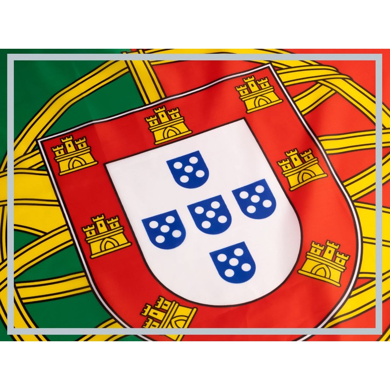 Aricona Portugal Flag 90 x 150 cm, Portuguese National Flag