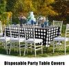 ausurme 10 Pack Disposable Table Cloth,Party Table Covers,137x274 cm Plastic