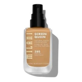 Maquillaje Milani Screen Queen Foundation 380 Deep Tan