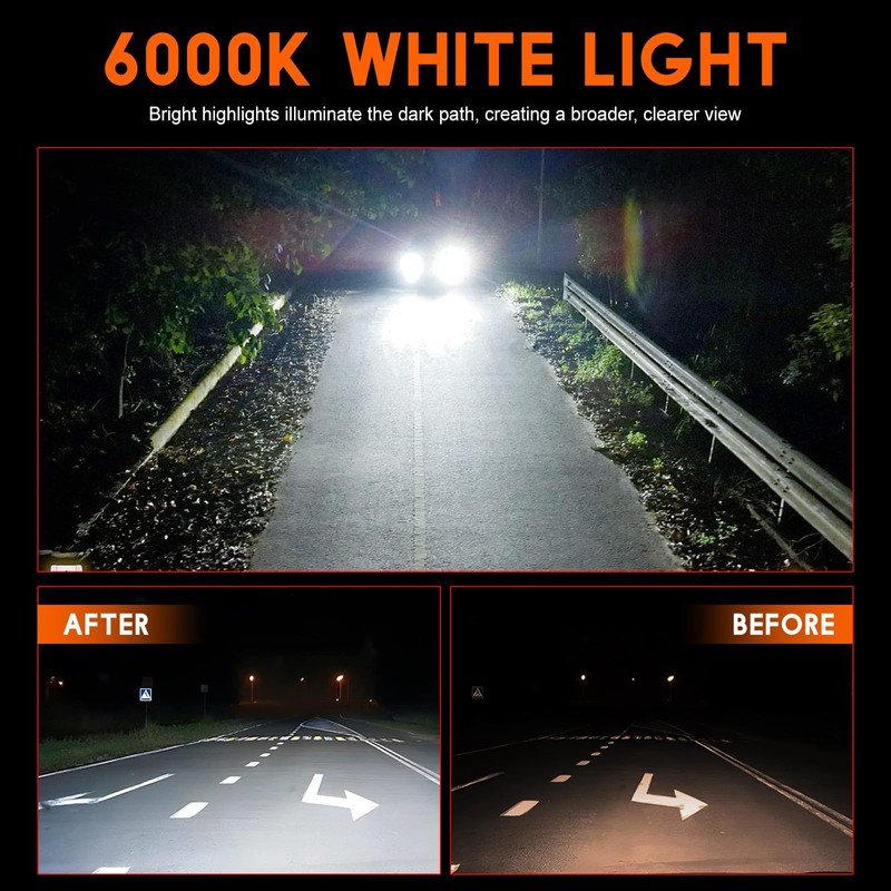 qobsos LED Fog Light For Toyota Camry 2007-2014 Pair Bumper