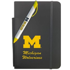 Greeting Pen 1210M2 Michigan Wolverines 5" x 8.25" Notebook/2 Pen Set