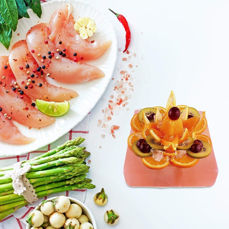 Himalayan Chef Cooking Plate Block Cooking Salt Plate & Holder