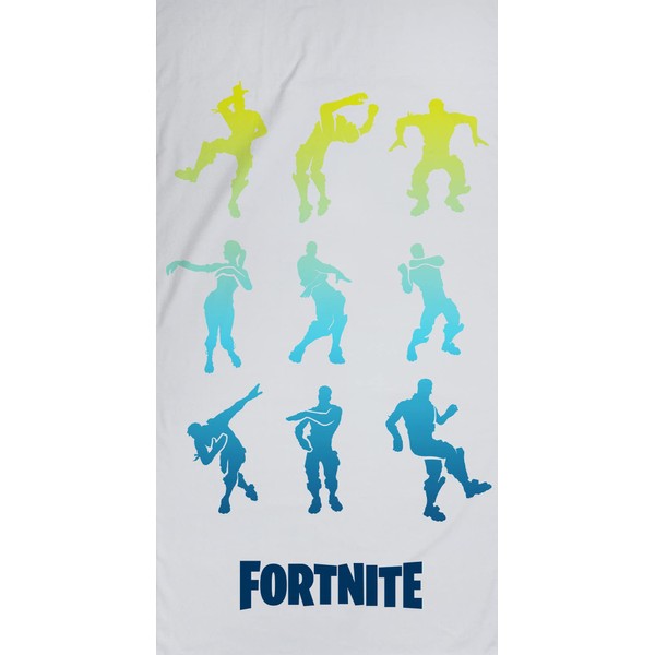 Fortnite Bath Towel Floss 75 x 150 cm 100% Cotton Velour Quality Beach Towel Beach Towel Bath Sheet Sauna Towel Battle Royale Loot Lake Salty Springs Tilted Towers Llama Pass. for Bed Linen
