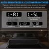 Yakiter Digital Clock, 9" LED Alarm Clock for Bedroom, Bedside