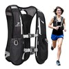 RUNTEC® Black Lightweight Running Vest Hydration Backpack | 2X Water