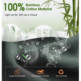 LC-dolida Bamboo Cotton Bluetooth Sleep Mask, 2 in 1 3D Soft Sleep Mask with Sleep Headphones, Sleep Eye Mask with Timming Setting, Blackout Sleeping Mask for Side Sleepers, Women Men, Grey